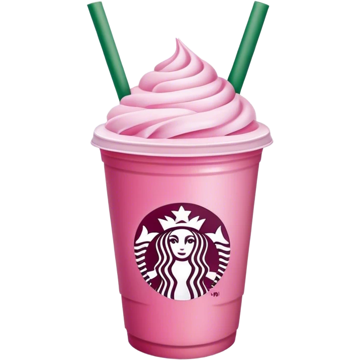 Starbucks pink drink emoji