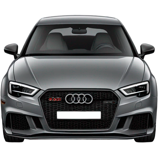 audi rs3 grey emoji