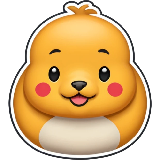 Pookie sticker emoji