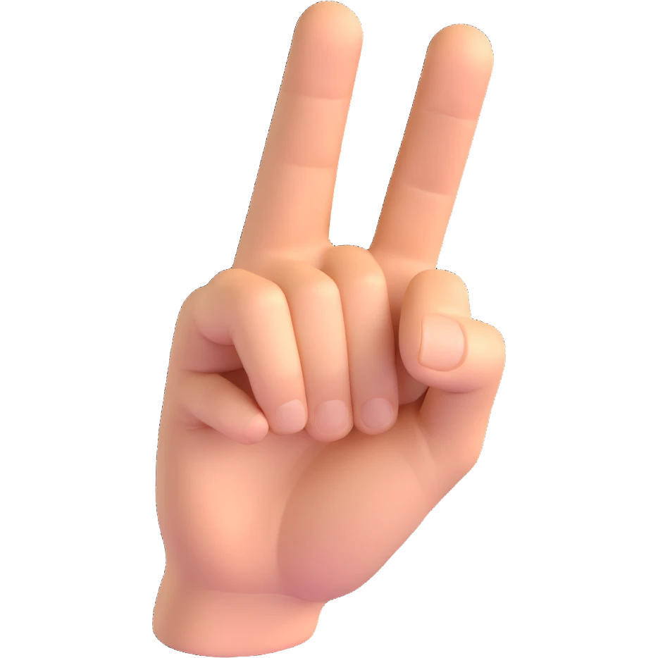 hand pointing forward emoji