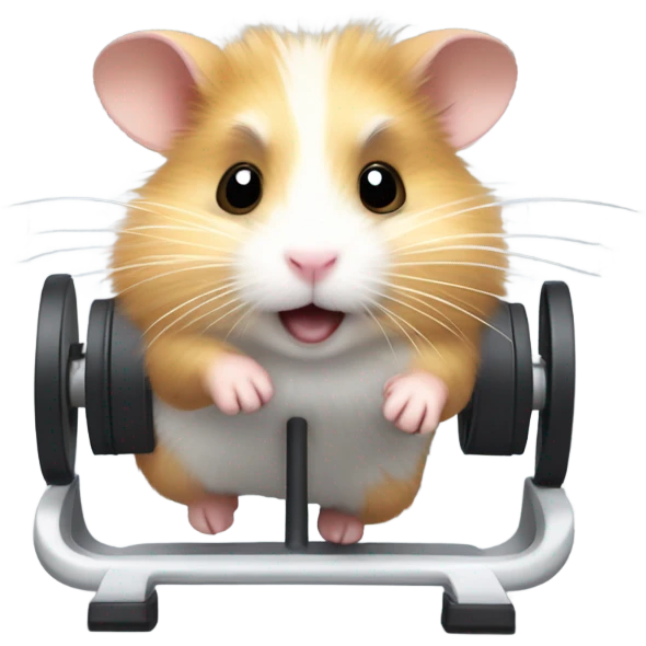 Hamster on a wheel emoji