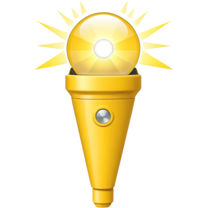 Flashlight beam emoji