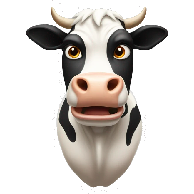 angry cow emoji