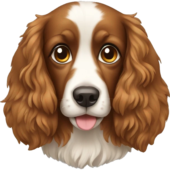 spaniel on a laptop emoji