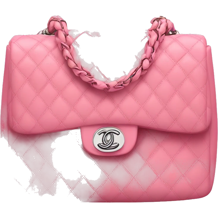Pink Chanel bag emoji