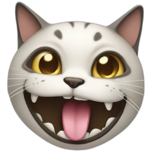 Mewing emoji