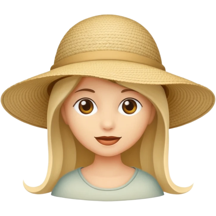 sun hat cloth emoji