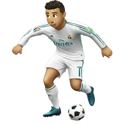 ronaldo playing game emoji