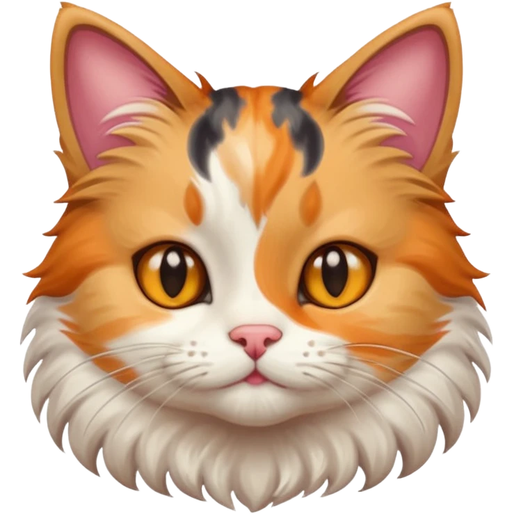 Cute artistic cat emoji