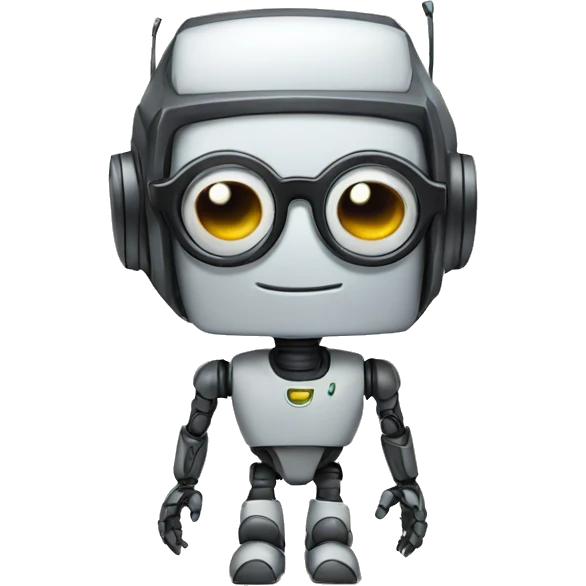 robot with glasses emoji