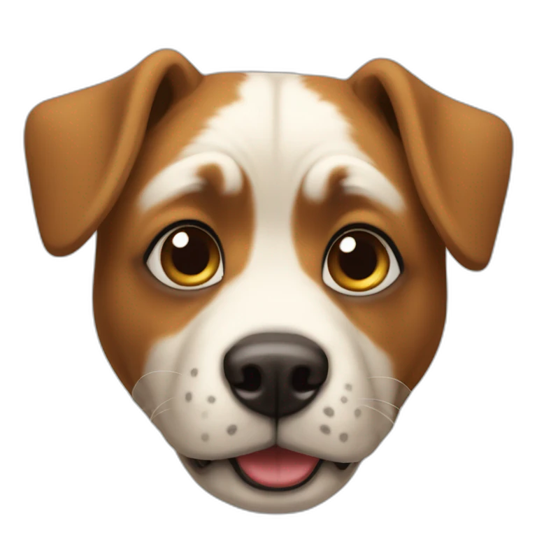 Chien méchant emoji