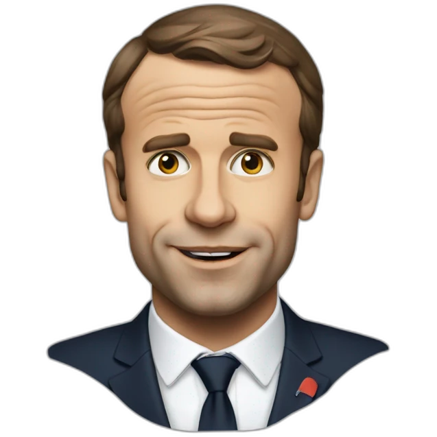 macron qui fait caca emoji