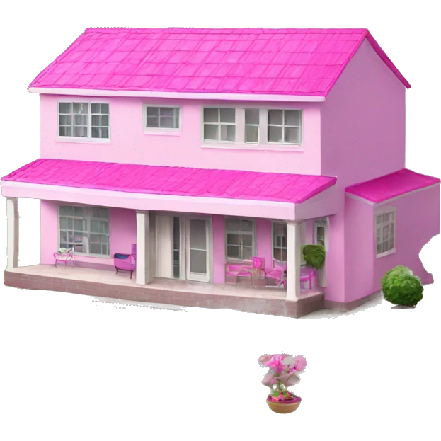 barbie house emoji