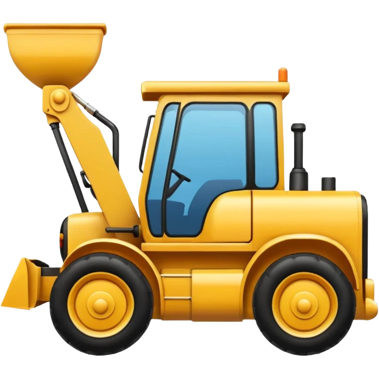 voglio che crei un emoji di un trattore che rimuove il codice per pulirlo emoji