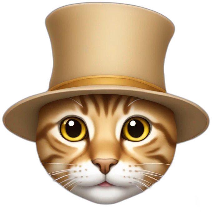 Cat whith hat emoji