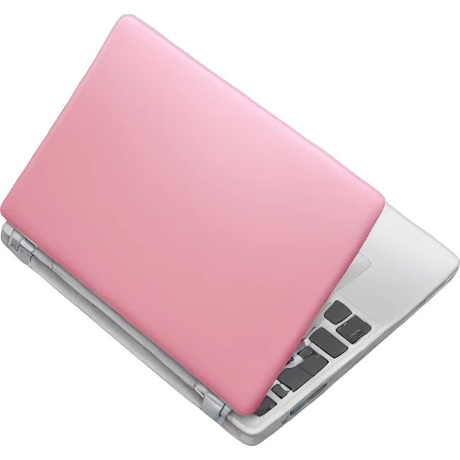 Pink laptop ￼ emoji