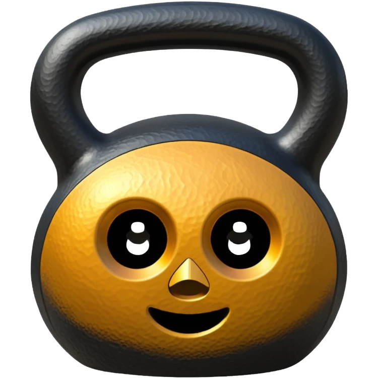 a weight in the form of a large rectangular kettlebell emoji