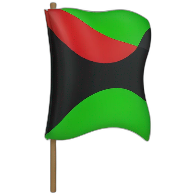 Martinique drapeau rouge vert noir  emoji