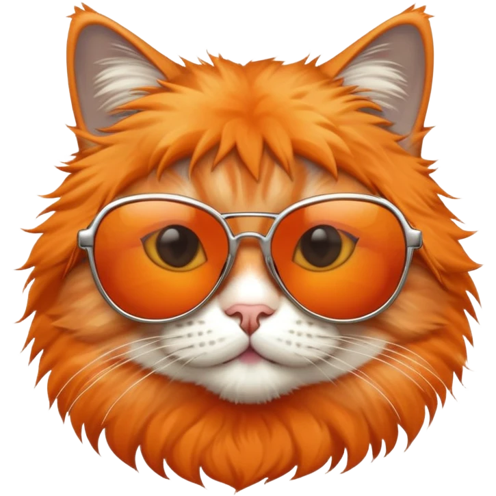 Cat wearing sunglasses emoji