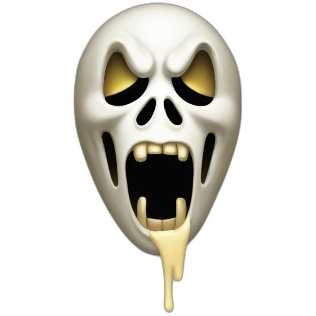 ghostface scream emoji