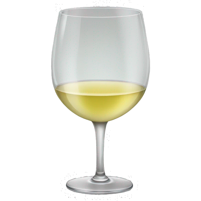 Glass of white wine emoji