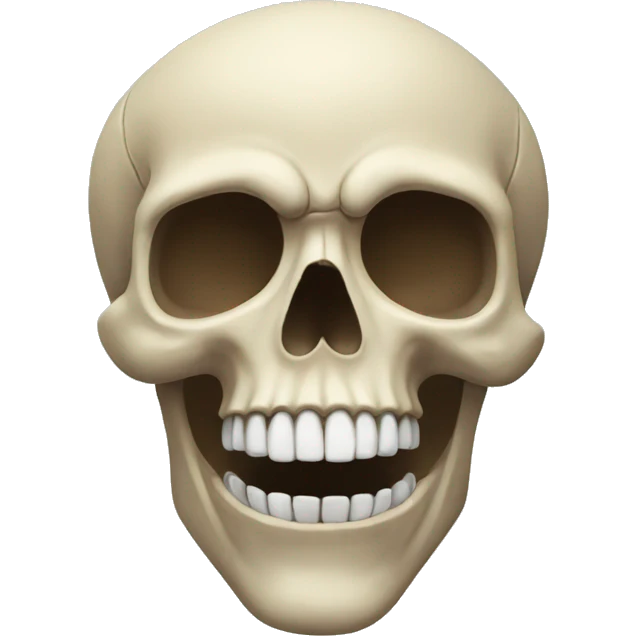 Skull that’s out of his mind emoji