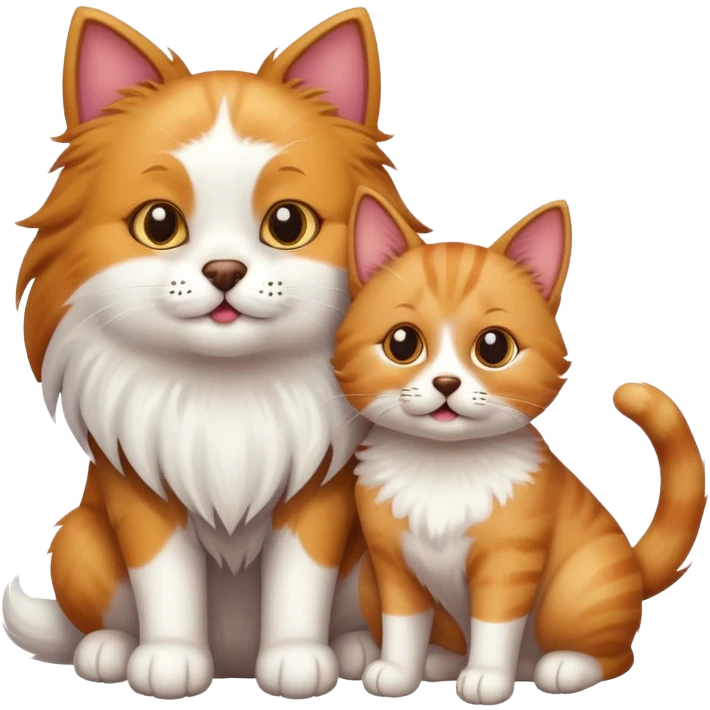 Cat with dog emoji
