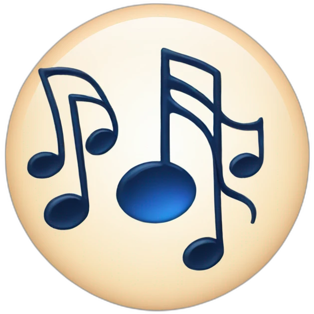 musical notes logo emoji