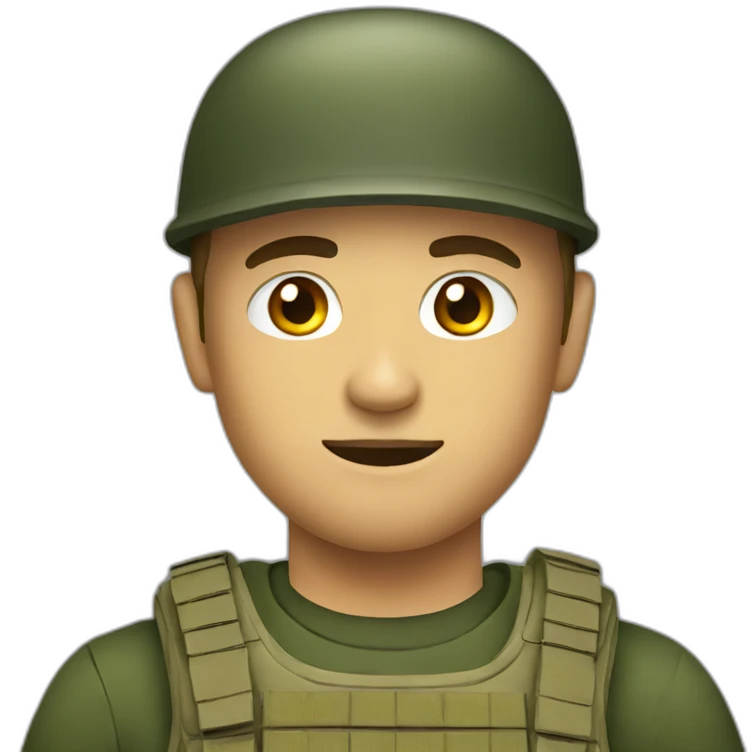 Military commando emoji