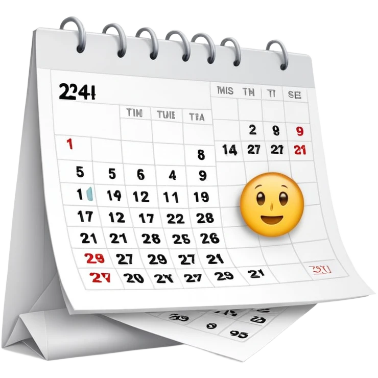 calendar with 29.4 emoji