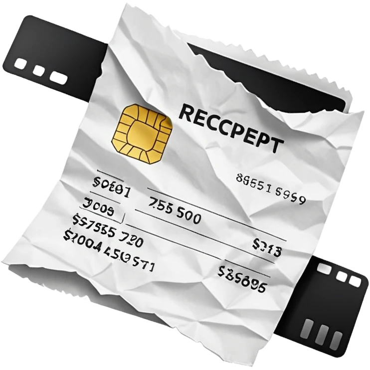 credit card receipt emoji