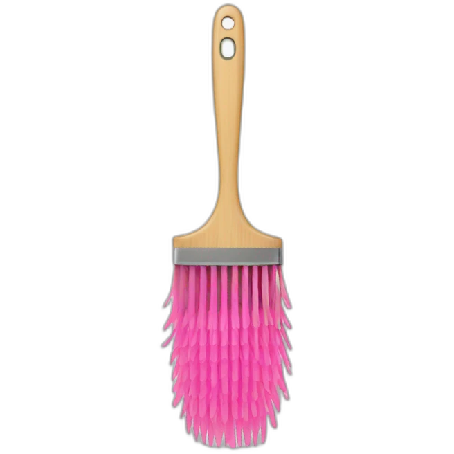 Brosse à dent rose emoji
