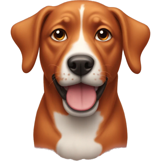 Red dog emoji