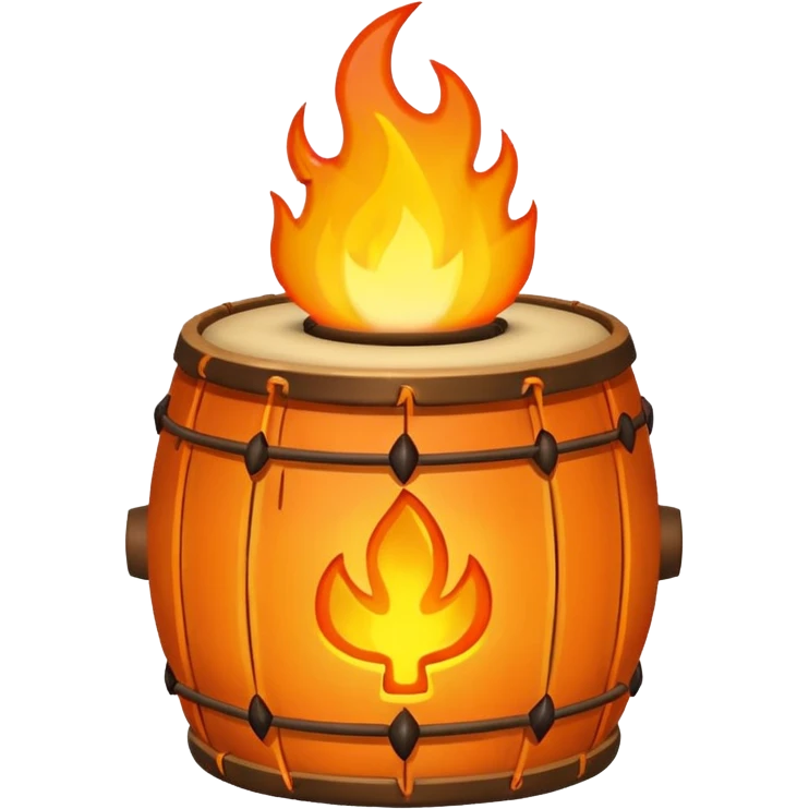 SHAMAN DRUM FIRE emoji