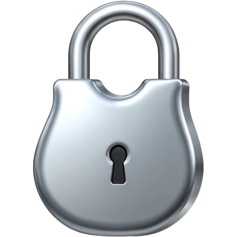 LOCK(WATERDROP SHAPED ）
 emoji