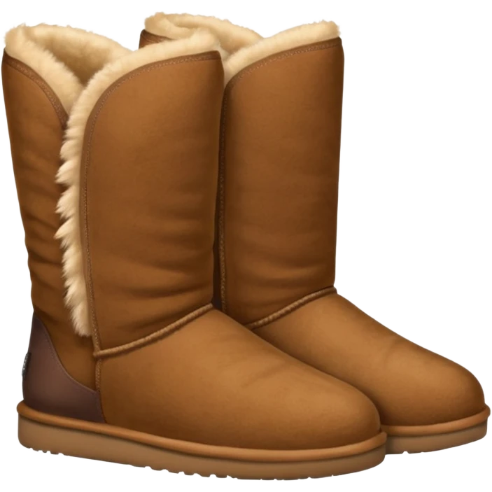 pair of comfy furry low uggs emoji