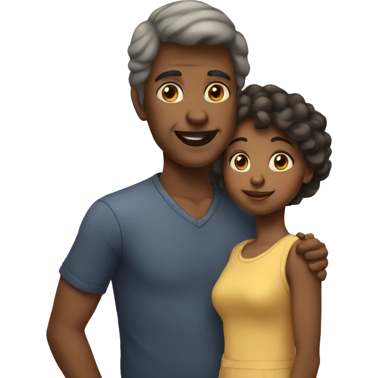 young child and old lovers emoji