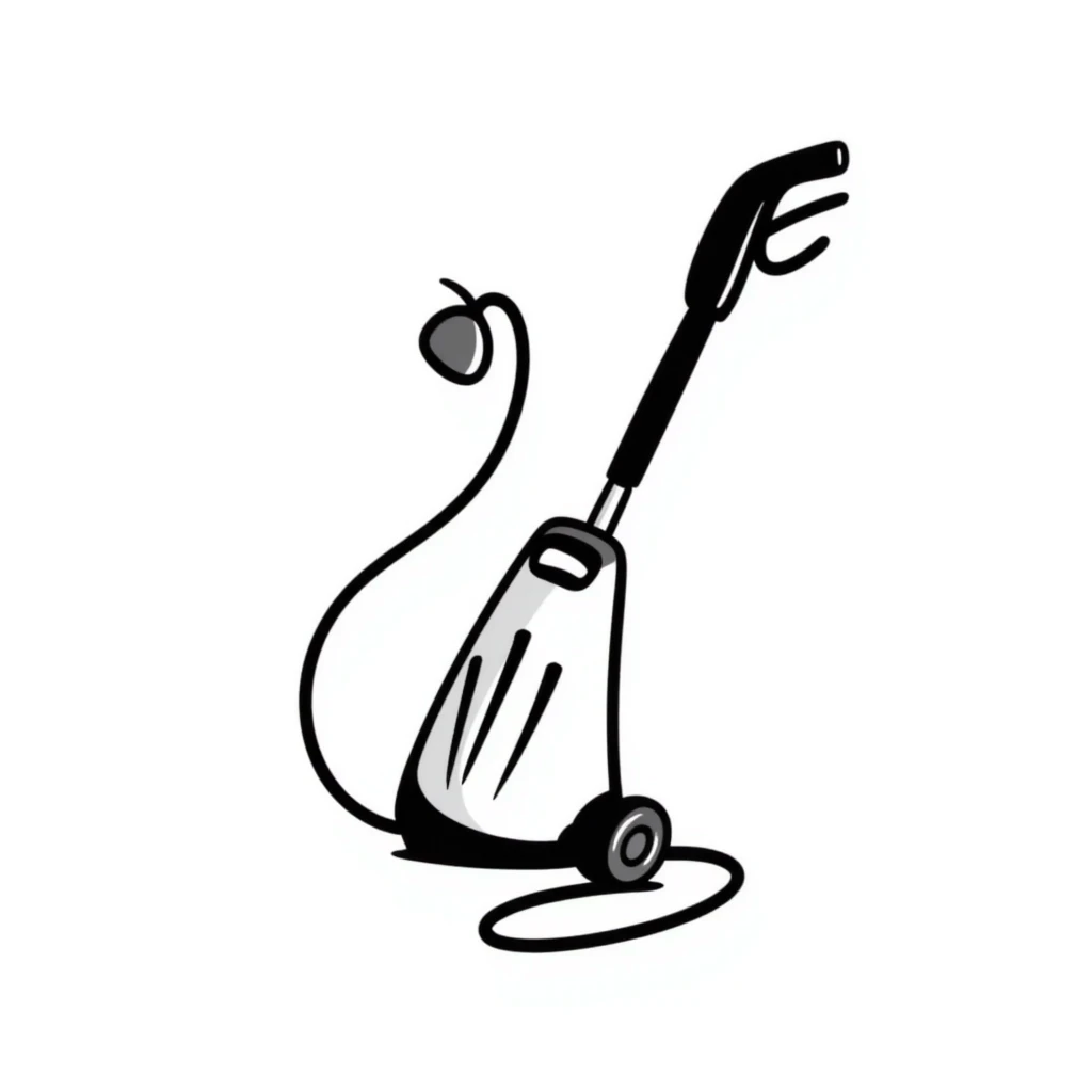 pressure washer, hand drawn doodle style emoji