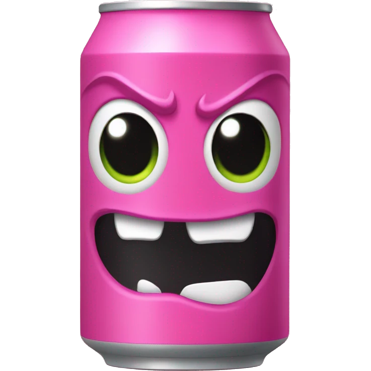 Pink monster energy drink emoji