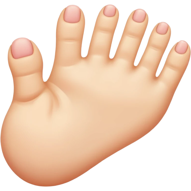 foot fingers emoji