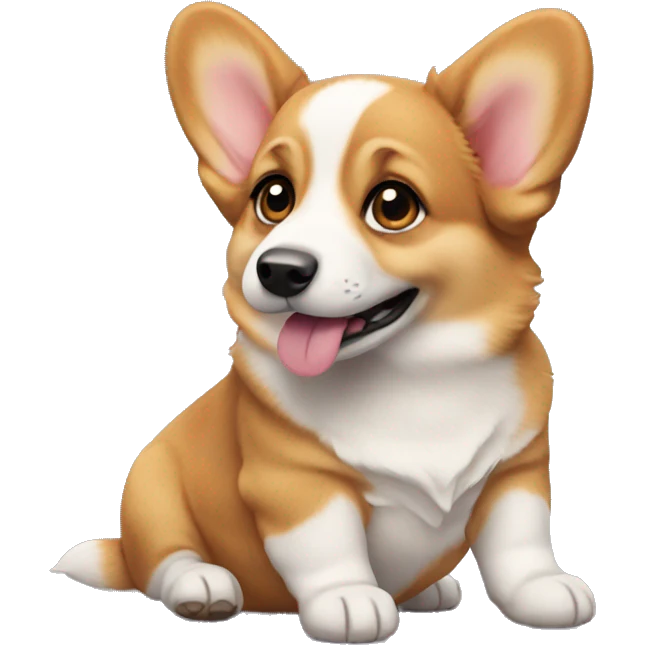 Corgi puppy emoji
