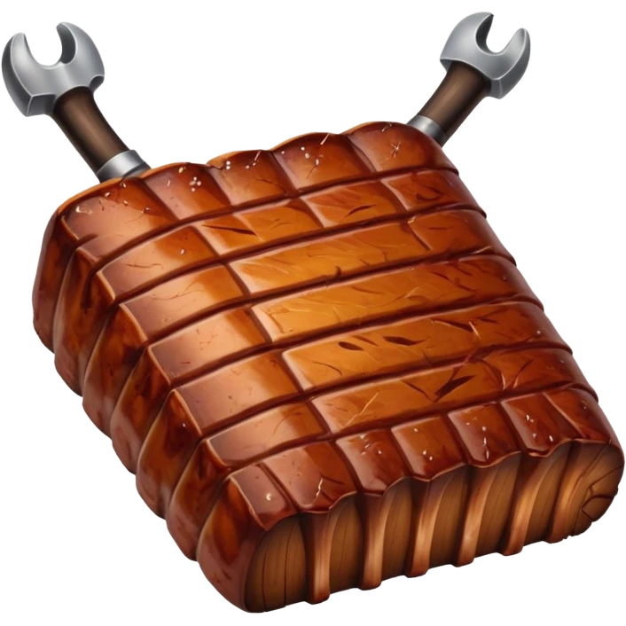 a single smoked beef rib emoji