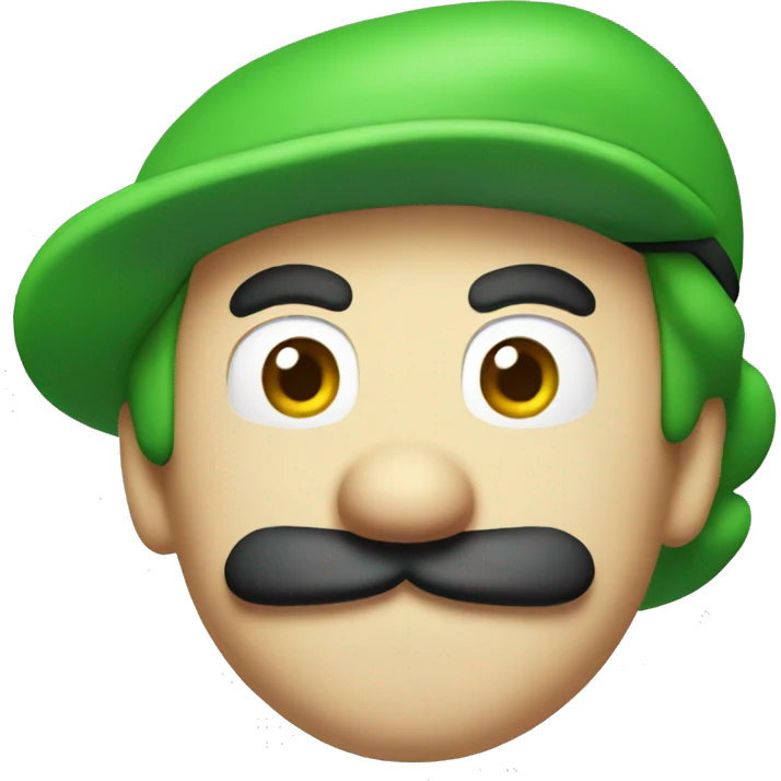 Luigi head  emoji