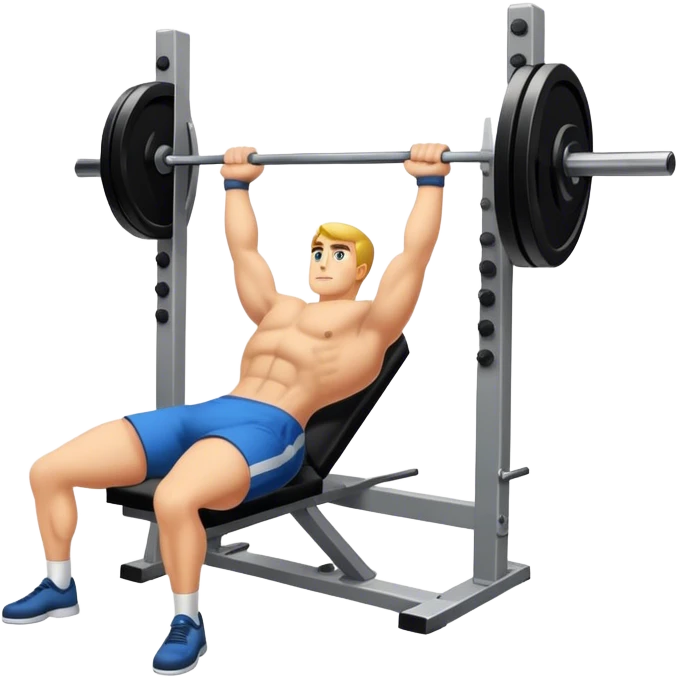 close-grip flat-benchpress emoji