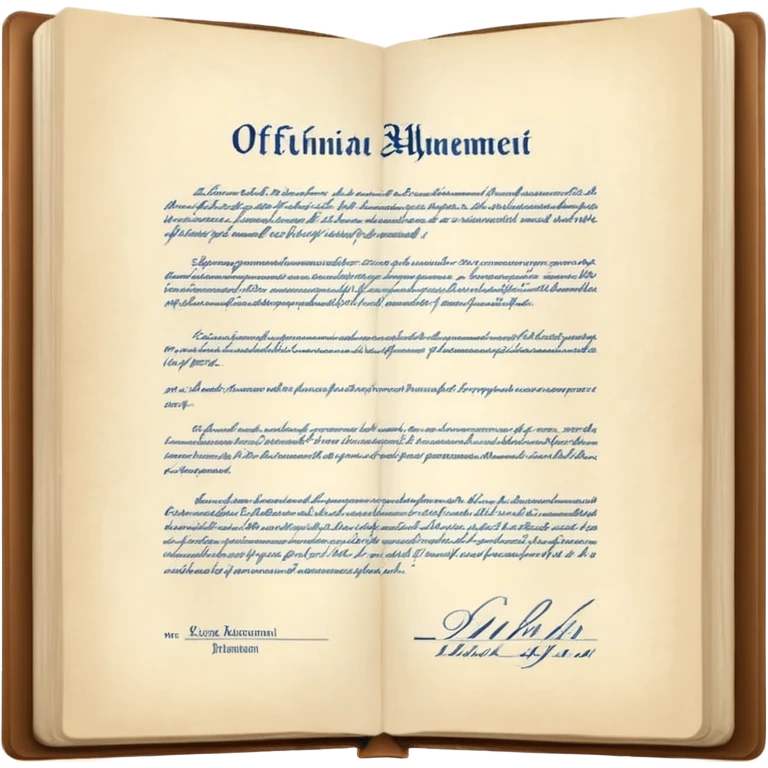 официальный документ  emoji