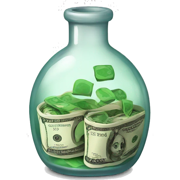 chemical with money emoji
