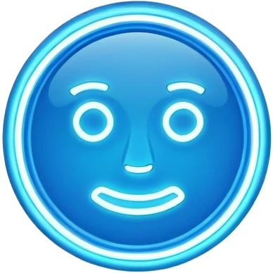 blue aesthetic sign - check emoji