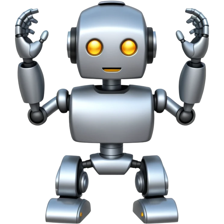 en Ai robot som dansar emoji