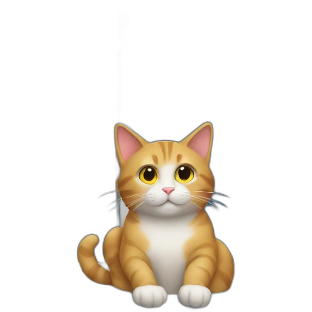 a cat sitting on windowsill emoji