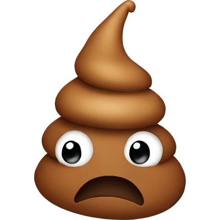 poop, surprised, birthday hat emoji
